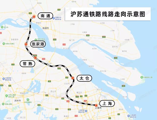 南通至上海铁路最新消息，两地间能比现在省一大半时间