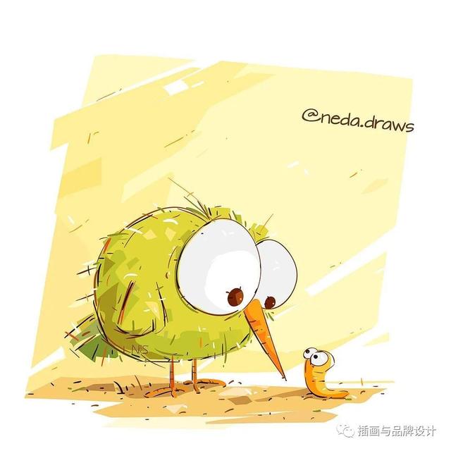 富有创意的儿童插画，插画超级软萌可爱的儿童插画