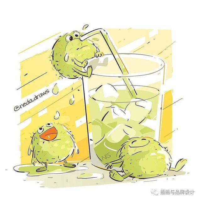 富有创意的儿童插画，插画超级软萌可爱的儿童插画