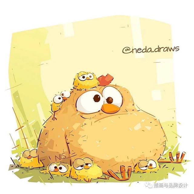 富有创意的儿童插画，插画超级软萌可爱的儿童插画