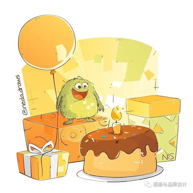 富有创意的儿童插画，插画超级软萌可爱的儿童插画