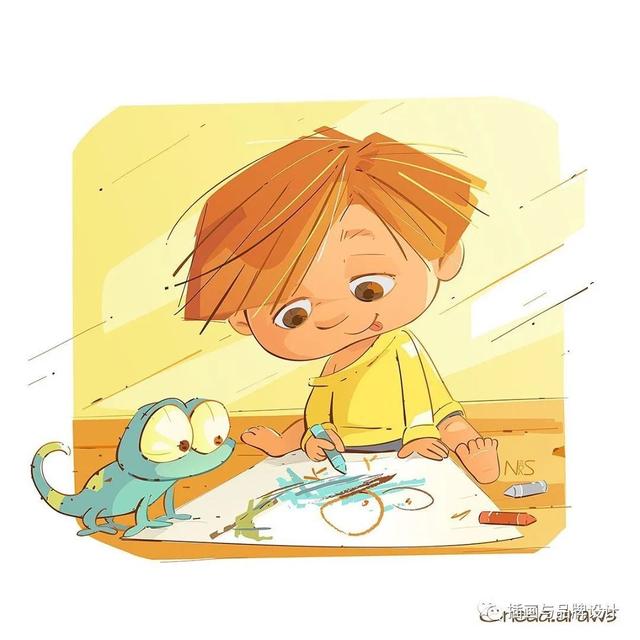 富有创意的儿童插画，插画超级软萌可爱的儿童插画