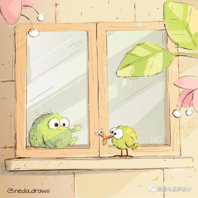 富有创意的儿童插画，插画超级软萌可爱的儿童插画