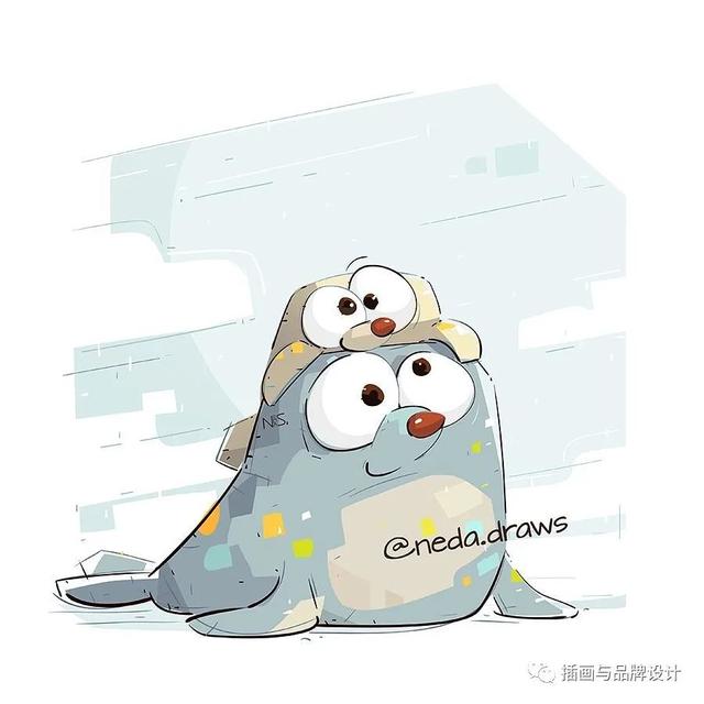 富有创意的儿童插画，插画超级软萌可爱的儿童插画