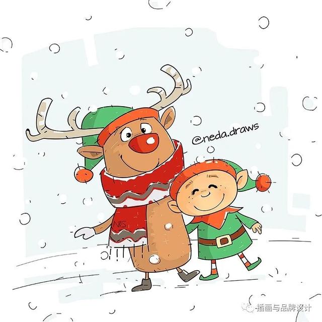 富有创意的儿童插画，插画超级软萌可爱的儿童插画