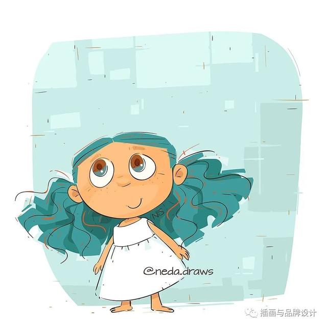 富有创意的儿童插画，插画超级软萌可爱的儿童插画