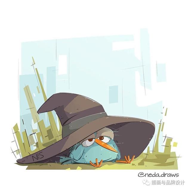 富有创意的儿童插画，插画超级软萌可爱的儿童插画