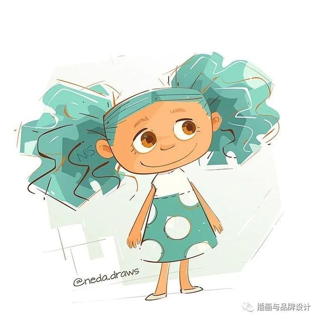 富有创意的儿童插画，插画超级软萌可爱的儿童插画