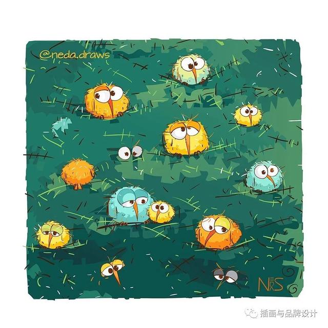 富有创意的儿童插画，插画超级软萌可爱的儿童插画