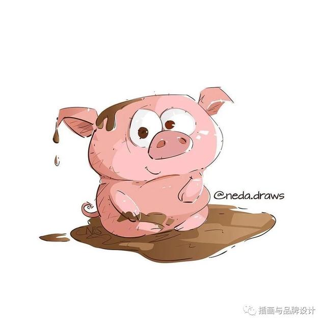 富有创意的儿童插画，插画超级软萌可爱的儿童插画