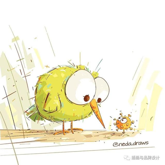 富有创意的儿童插画，插画超级软萌可爱的儿童插画