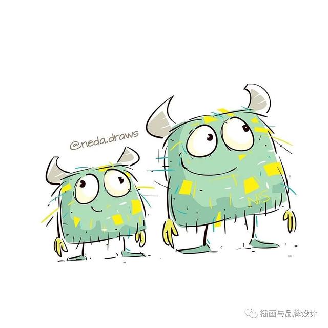 富有创意的儿童插画，插画超级软萌可爱的儿童插画