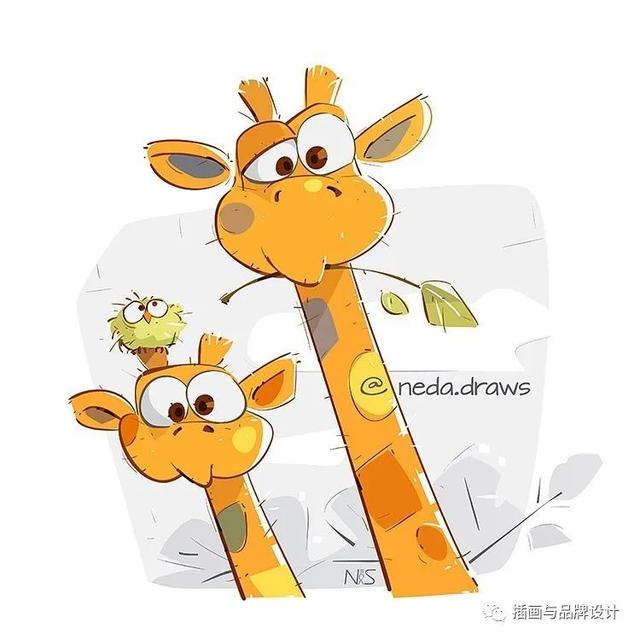 富有创意的儿童插画，插画超级软萌可爱的儿童插画