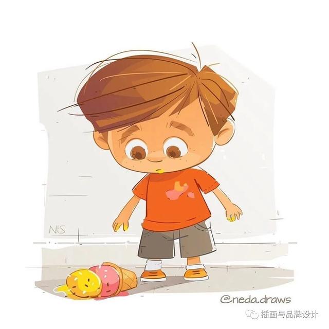 富有创意的儿童插画，插画超级软萌可爱的儿童插画