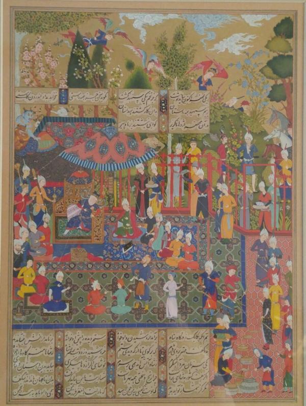 印度细密画作品欣赏，古印度细密画及手稿