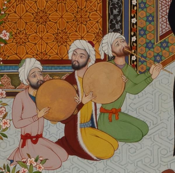 印度细密画作品欣赏，古印度细密画及手稿