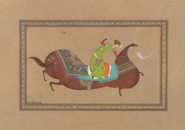 印度细密画作品欣赏，古印度细密画及手稿