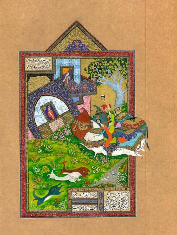 印度细密画作品欣赏，古印度细密画及手稿