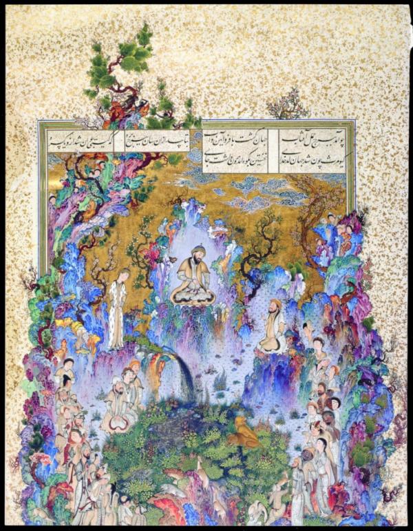 印度细密画作品欣赏，古印度细密画及手稿