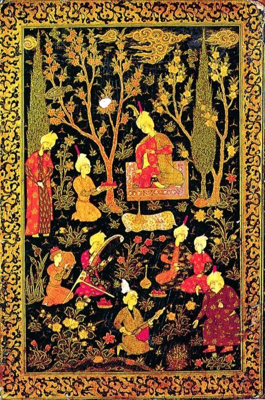 印度细密画作品欣赏，古印度细密画及手稿