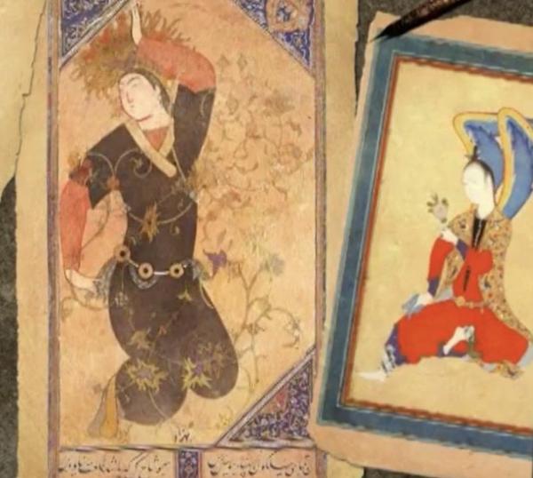 印度细密画作品欣赏，古印度细密画及手稿