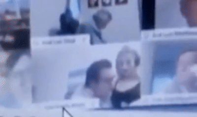 阿根廷议员视频会上搂着女友亲吻胸部被直播 怪网络不好以为掉线 情人节送给
