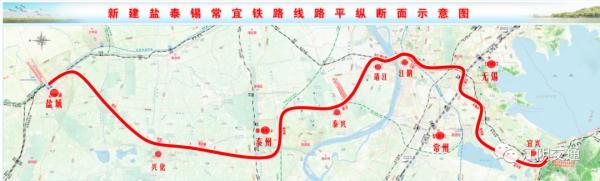 盐泰锡常宜高铁，盐泰锡常宜铁路开工