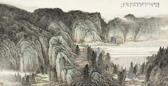 宋玉麟先生笔法，翛然物表与古为徒