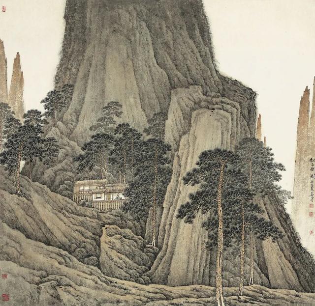 宋玉麟先生笔法，翛然物表与古为徒