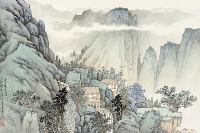 宋玉麟先生笔法，翛然物表与古为徒