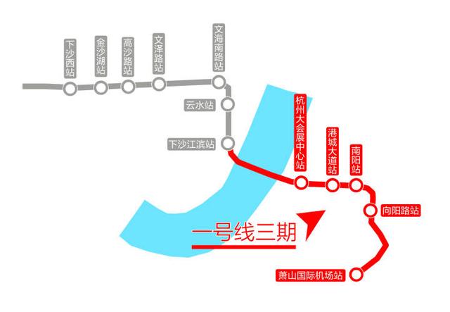 杭州地铁机场快线今年通车时间，直达机场刚刚杭州地铁4条新线一起开通