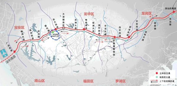 深圳市机荷高速公路扩建最新消息，新年开工首日深汕铁路