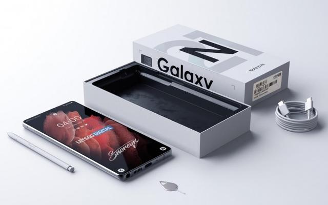 三星galaxy笔记本官方渲染图曝光，三星GalaxyNote21
