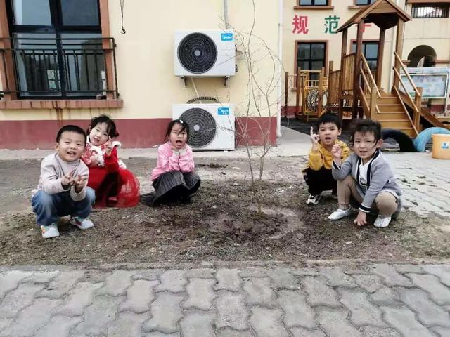 华福实验幼儿园植树节，赛罕区：植绿惠民