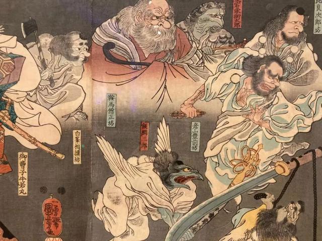 日本最奇幻的浮世绘，日本人的魔幻浮世绘