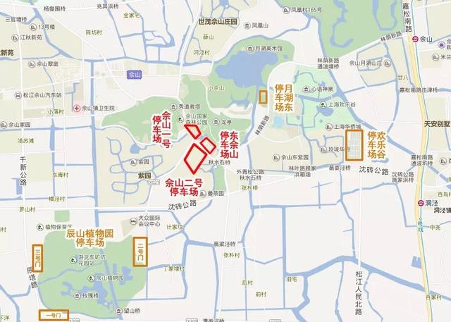 上海天马停车攻略五一游佘山请收好2025松江佘山北规划