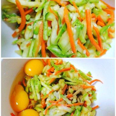 西葫芦鸡蛋饼最简单做法，简单又好吃的西葫芦鸡蛋饼这么做大人孩子都爱吃