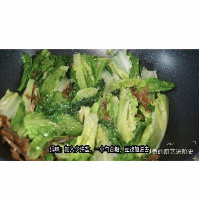 豆豉鲮鱼油麦菜怎么做好吃，豆豉鲮鱼炒油麦菜的家常做法（今日菜谱 ， 豆豉鲮鱼油麦菜）