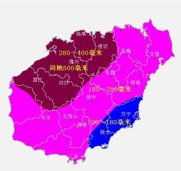 海南台风最新路径预报2022，现在13级台风查帕卡