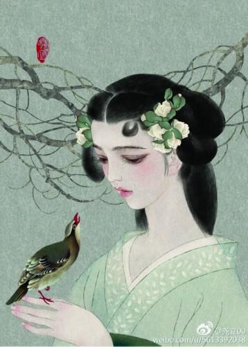 醉画仙最经典的画，80后清华才女把词牌名