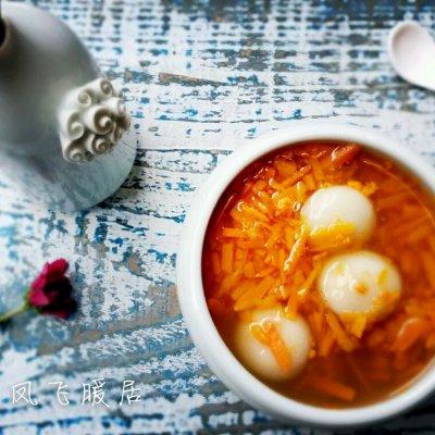 红糖小汤圆的做法简单，超级简单的番薯丝红糖汤圆