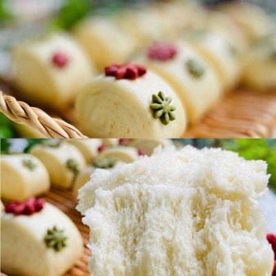 怎么做花朵馒头简单又好看，可爱又松软奶香浓郁的花朵馒头