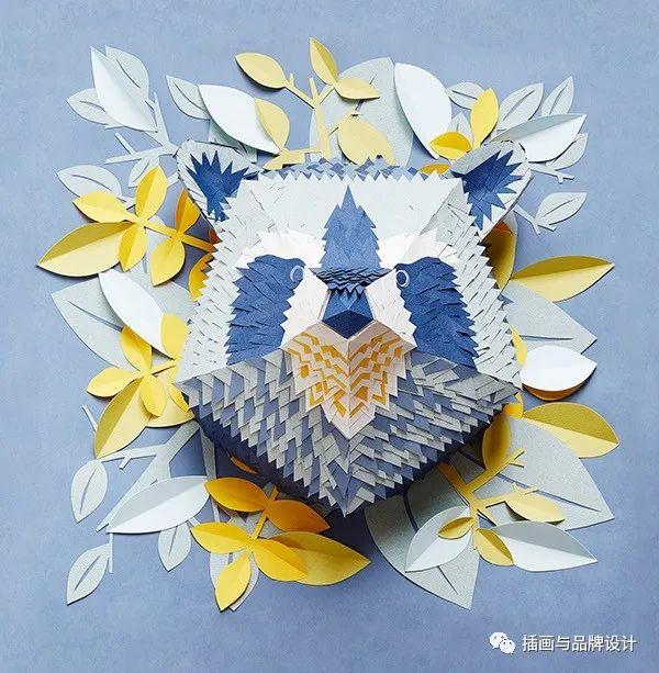 纸雕作品半立体简单，手作超乎想象的纸雕艺术