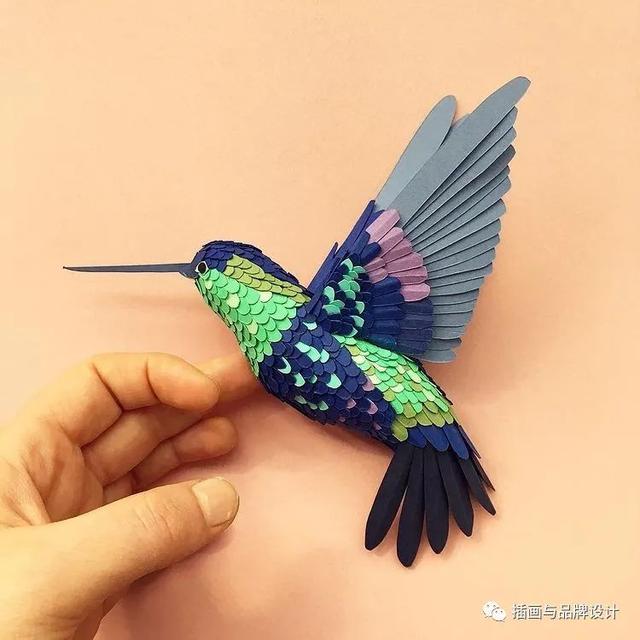 纸雕作品半立体简单，手作超乎想象的纸雕艺术