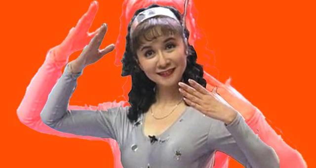 蔡明老师年轻时，蔡明年轻时的老照片