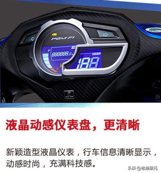 五羊本田喜鲨125踏板摩托车推荐，五羊本田发布2022款SCR125喜鲨