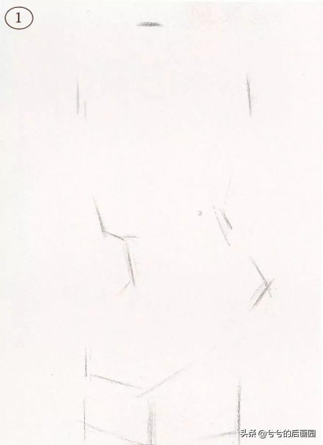 素描石膏头像4个阶段，常见石膏素描头像
