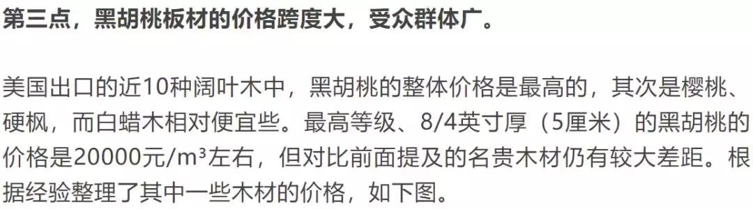 关于北美黑胡桃的优点，源氏木语用的“北美黑胡桃木”到底好在哪