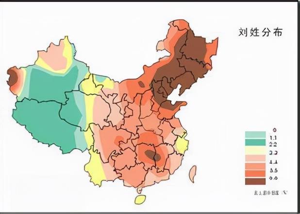 中国汉族人口比例，我国姓氏人口分布图（我国人口最多的十大民族排名）