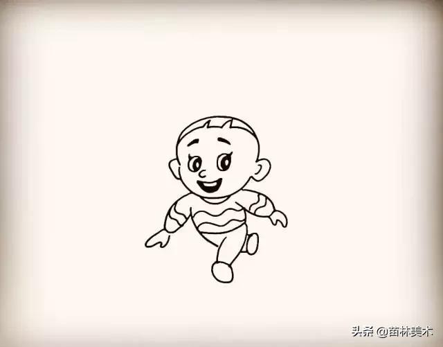 简笔画入门10张，一组零基础学员荷花简笔画作品